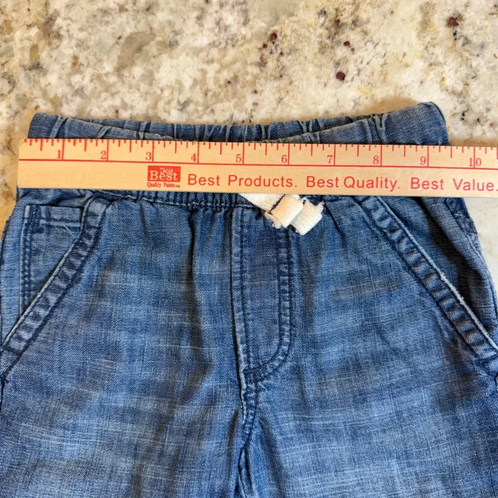 Gap Denim Boys 4 Years Slim Pull On Jeans Medium Wash Elastic Waist 100% Cotton